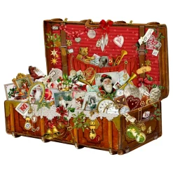 * Advent Decorations & Calendars|Advent Calendar "Christmas Suitcase"