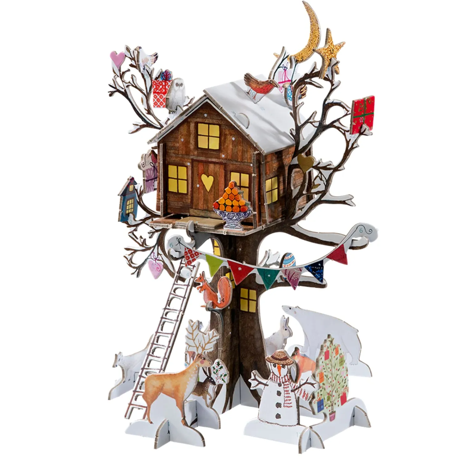 * Advent Decorations & Calendars|Advent Calendar "Christmas Treehouse"