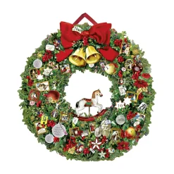 * Advent Decorations & Calendars|Advent Calendar "Festive Christmas Wreath"