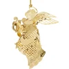 * Brass Tree Decorations|Angel, Gold-Plated