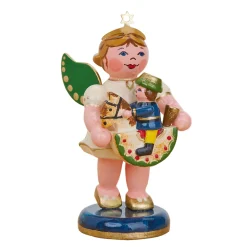 Hubrig Volkskunst Hubrig Miniatures|Angel With Rocking Horse