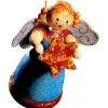 * Wood Tree Decorations|Angel With Star