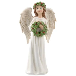 * Decorative Figurines|Angel With Wreath