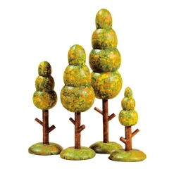 Kindertraum Children's Dreams Collection|Autumn Trees 4-Piece Set