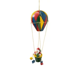 * Wood Tree Decorations|Balloon With Santa
