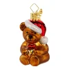 Poesie in Glas Glass Tree Decorations|Bear With Present