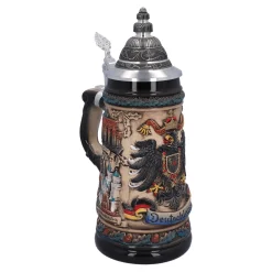 * Beer Steins|Beer Stein With Tin Lid 