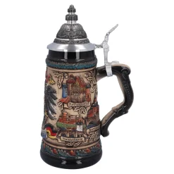 * Beer Steins|Beer Stein With Tin Lid 