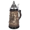 * Beer Steins|Beer Stein With Tin Lid "Germany", Brown, 0.5L