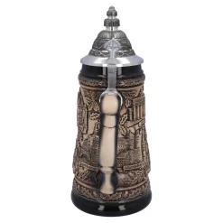 * Beer Steins|Beer Stein With Tin Lid 