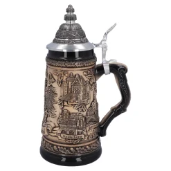 * Beer Steins|Beer Stein With Tin Lid 