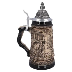 * Beer Steins|Beer Stein With Tin Lid 