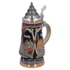 * Beer Steins|Beer Stein With Tin Lid "Rothenburg With Knight", 0.25 L