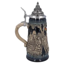 * Rothenburg Souvenirs|Beer Stein With Tin Lid