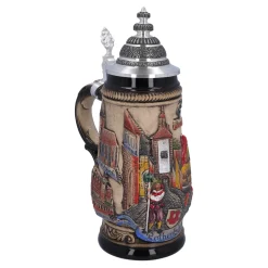 * Beer Steins|Beer Stein With Tin Lid 