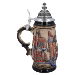 * Beer Steins|Beer Stein With Tin Lid 
