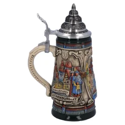 * Beer Steins|Beer Stein With Tin Lid 