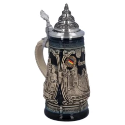 * Beer Steins|Beer Stein With Tin Lid 