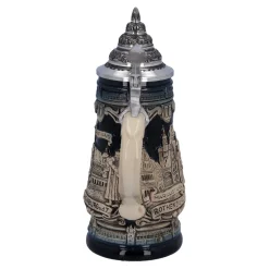 * Beer Steins|Beer Stein With Tin Lid 