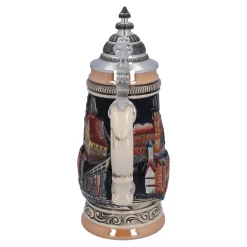 * Beer Steins|Beer Stein With Tin Lid
