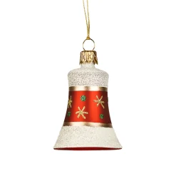 * Tree Baubles And Set Offers|Bell Frosty With Snowflakes