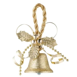 * Metal Tree Decorations|Bell, Gold