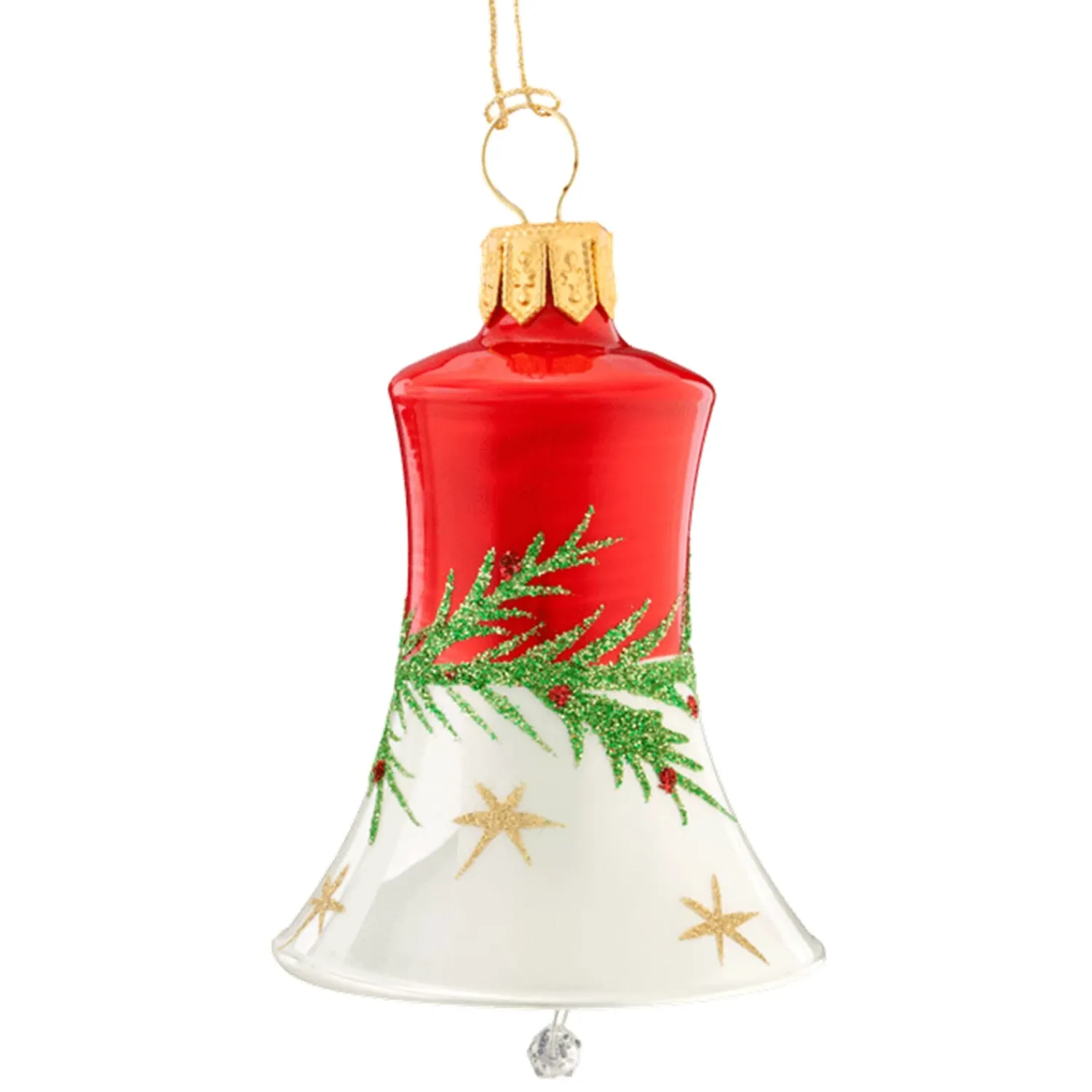 * Tree Baubles And Set Offers|Bell Red-White With Twig And Stars