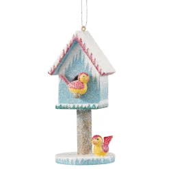 * Wood Tree Decorations|Bird House