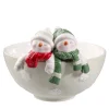* Decorative Figurines|Bowl With Snowmen