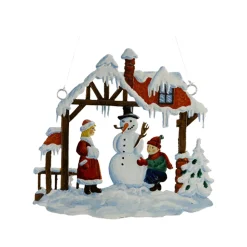 * Pewter Tree Decorations|Building A Snowman