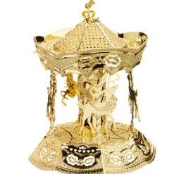 * Brass Tree Decorations|Carousel, Gold-Plated