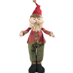 * Decorative Figurines|Chequered Santa Claus