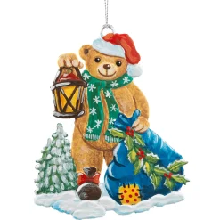 * Pewter Tree Decorations|Christmas Bear