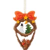 * Wood Tree Decorations|Christmas Cone