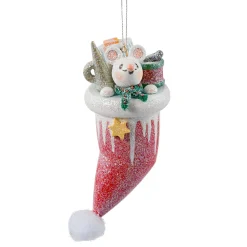 * Wood Tree Decorations|Christmas Mouse