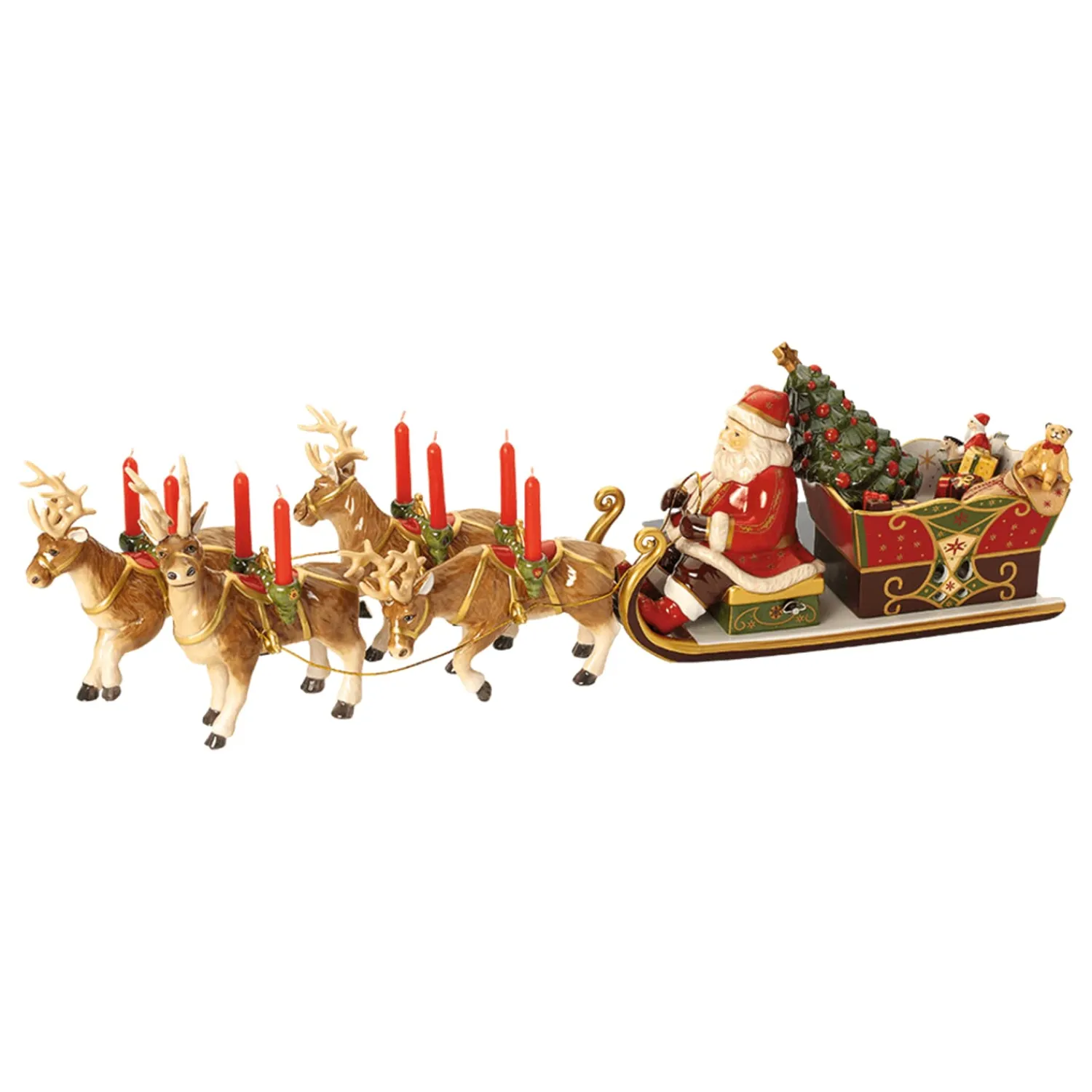Villeroy & Boch Music Boxes|Christmas Toys Memory Santas Sleigh Ride