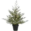 * Artificial Trees|Christmas Tree In A Pot, With Led Lighting, 29.53 Inch