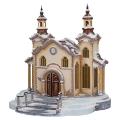 Kindertraum Children's Dreams Collection|Citychurch In Winter (With Music Box And Lighting)