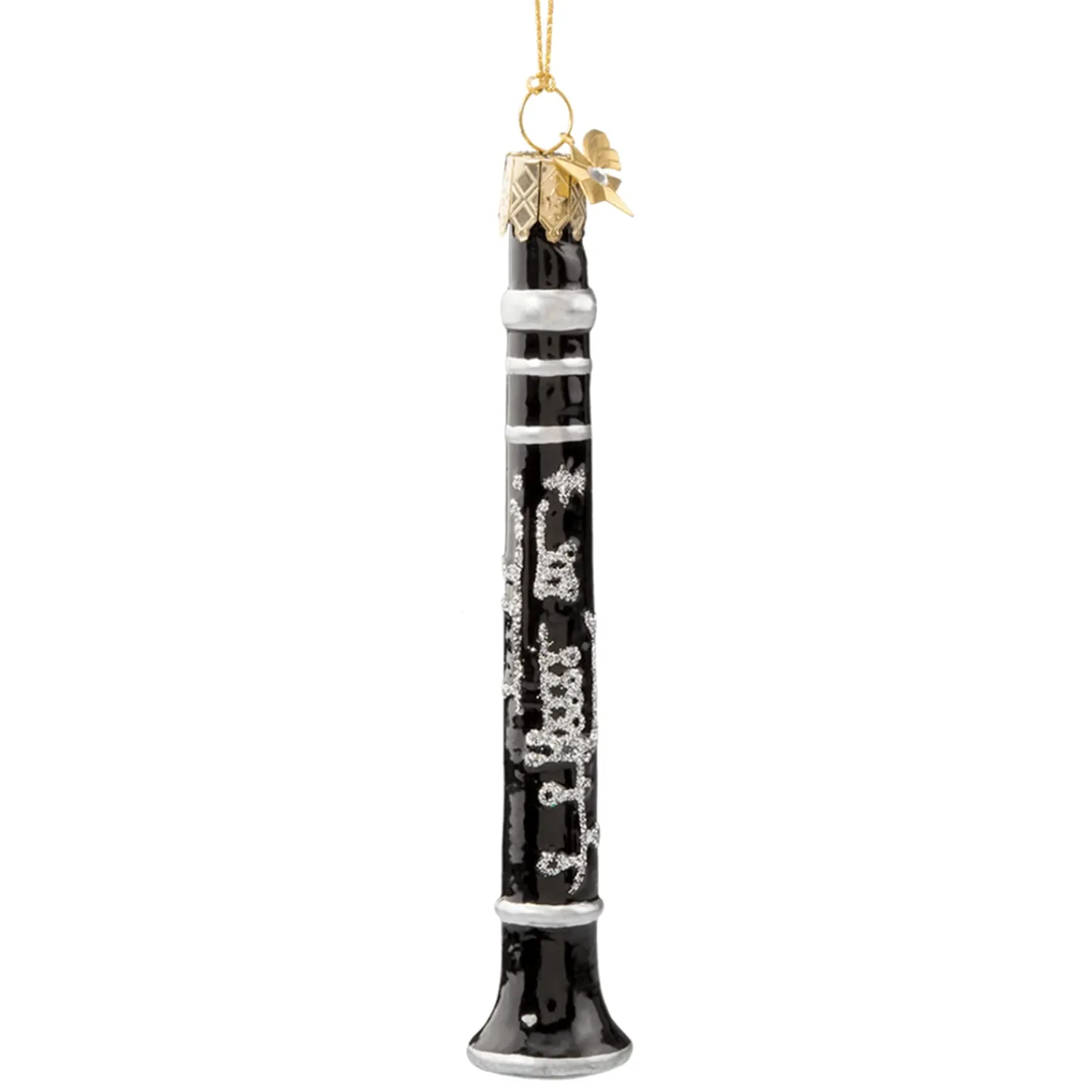 Poesie in Glas Glass Tree Decorations|Clarinet