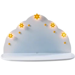 * Kathe's Original Figurines|Cloud Panorama, White (With Lights)