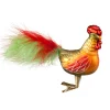 Poesie in Glas Glass Tree Decorations|Cock With Clip