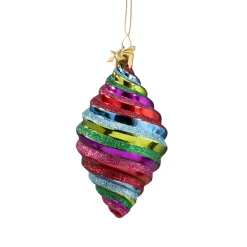 Poesie in Glas Tree Baubles And Set Offers|Cone Colorful