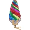 Poesie in Glas Tree Baubles And Set Offers|Cone "Spiral" Multicolored