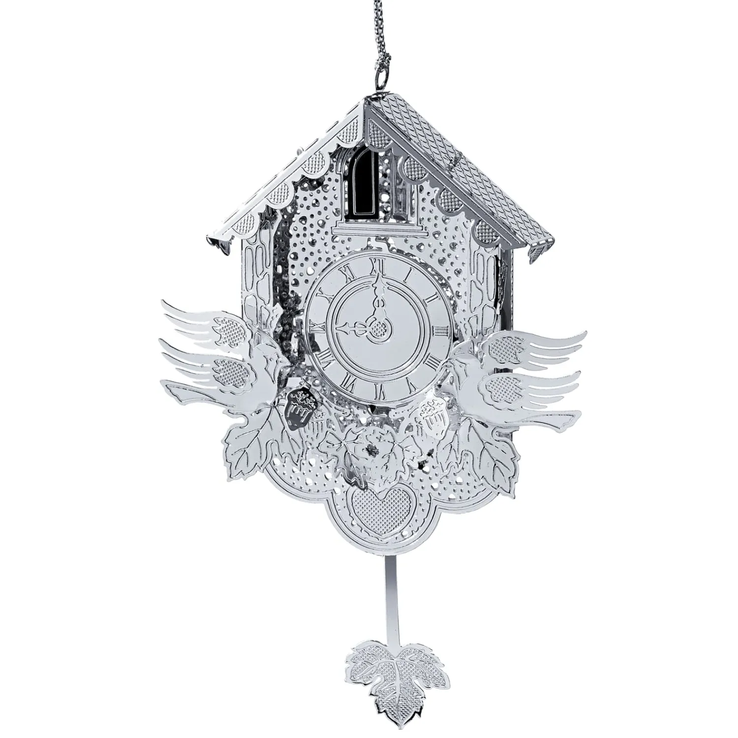 * Brass Tree Decorations|Cuckoo Clock, Silver
