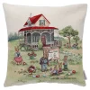 * Home Decorations|Cushion Cover "Rabbit School"