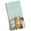 * Table Decorations|Dishtowel "Cat Friends"