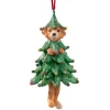 * Resin Tree Decorations|Dog In Christmas Tree