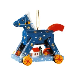 * Wood Tree Decorations|Drawing Horse
