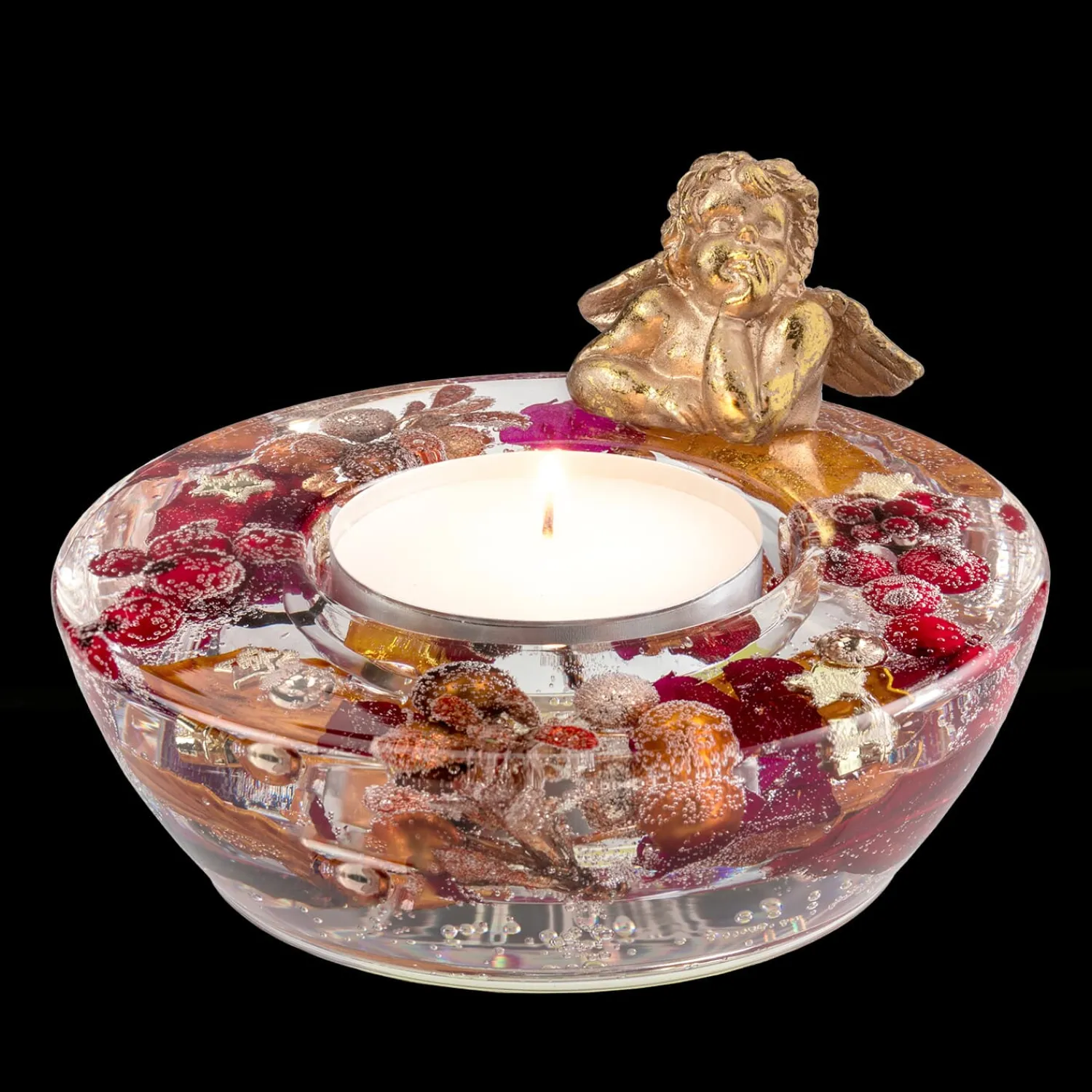 * Candle- & Tealight Holders|Dreamlight "Festival Christmas" - Candle Holder Podium Classic