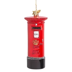 Poesie in Glas Glass Tree Decorations|English Mailbox "York"